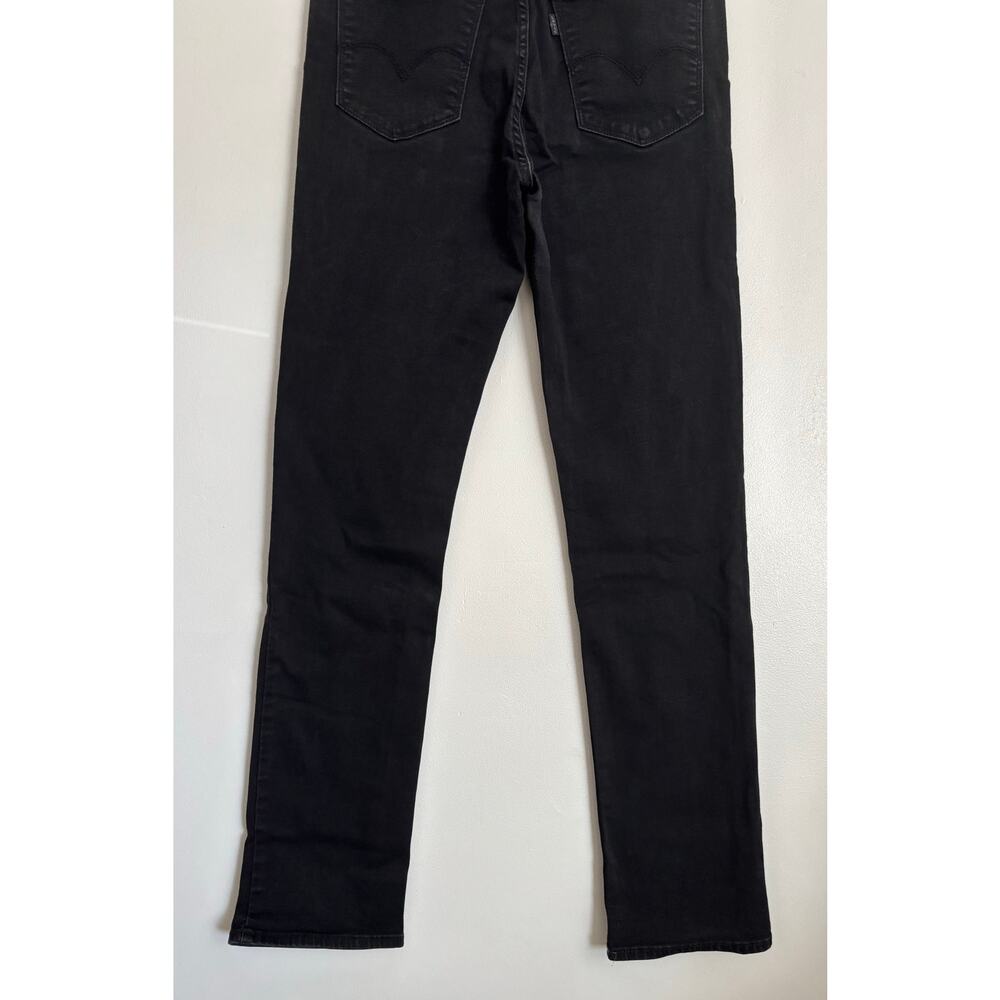 Black Women's Levi's 724 High Rise Straight Leg Jeans 30 - Picture 6 of 7